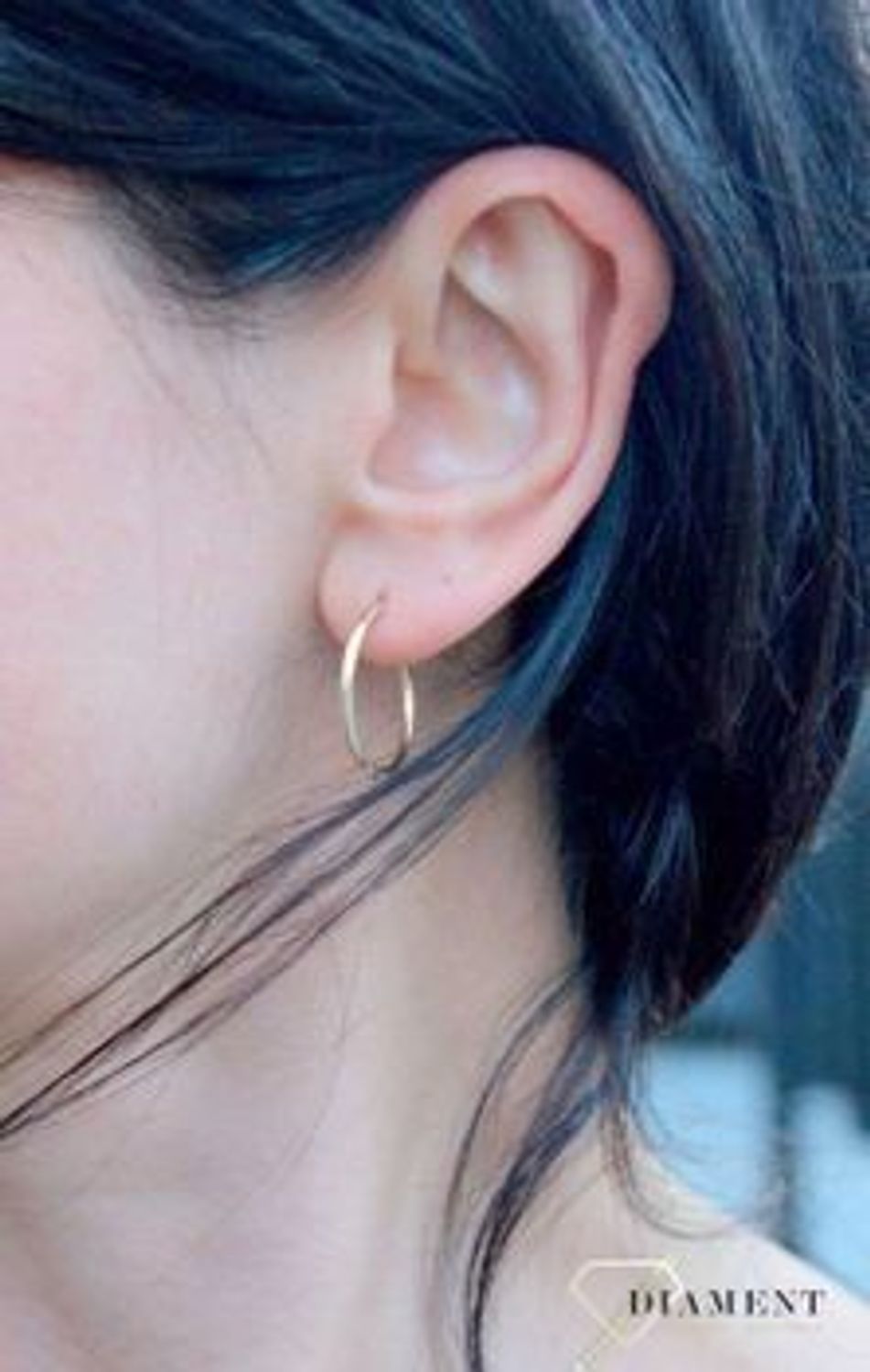 Kolczyki złote koła próba 375, KL 12771 375 Złote kolczyki wykonane z wysokiej jakości żółtego złota, próby 375. Kolczyki o formie koła. Kolczyki złote wiszące idealne sprawdzą się na prezent.jpg